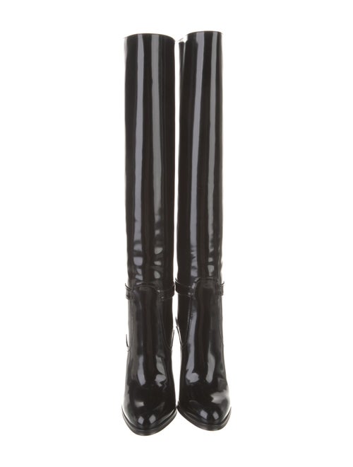 Saint Laurent Patent Leather Boots