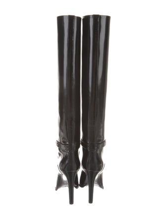 Saint Laurent Patent Leather Boots
