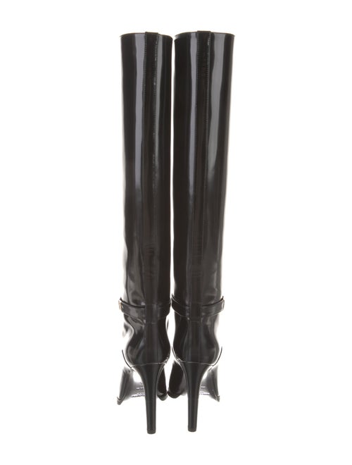 Saint Laurent Patent Leather Boots