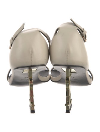 Saint Laurent Patent Leather Sandals