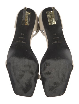 Saint Laurent Patent Leather Sandals