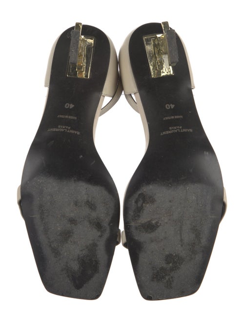 Saint Laurent Patent Leather Sandals