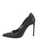 Saint Laurent Leather Studded Accents Pumps