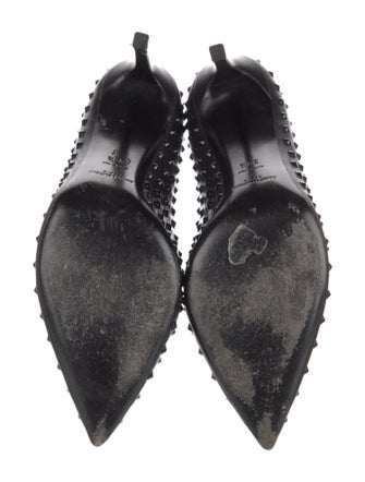 Saint Laurent Leather Studded Accents Pumps