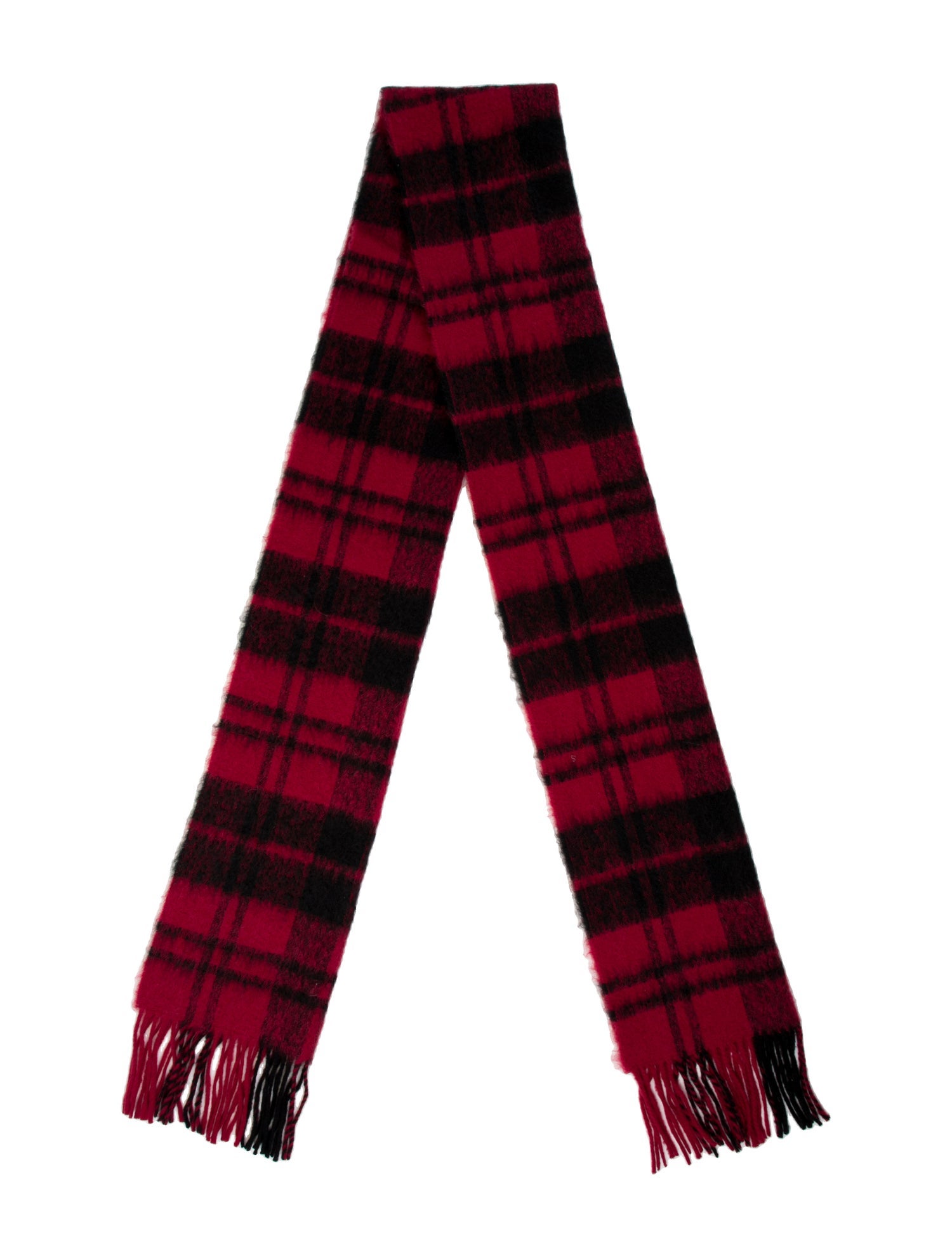 Saint Laurent Wool Striped Scarf