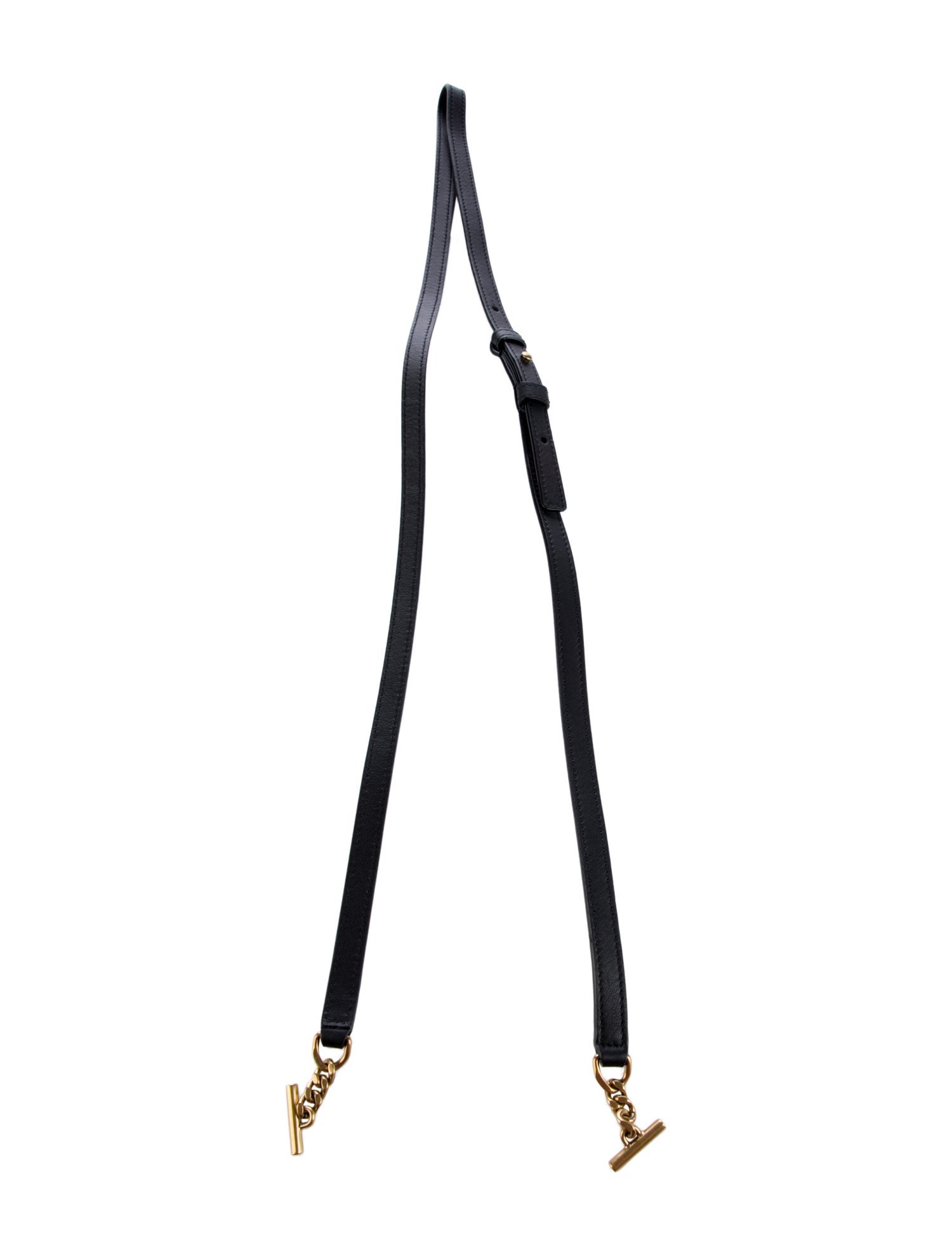 Saint Laurent Chainlink Leather Bag Strap