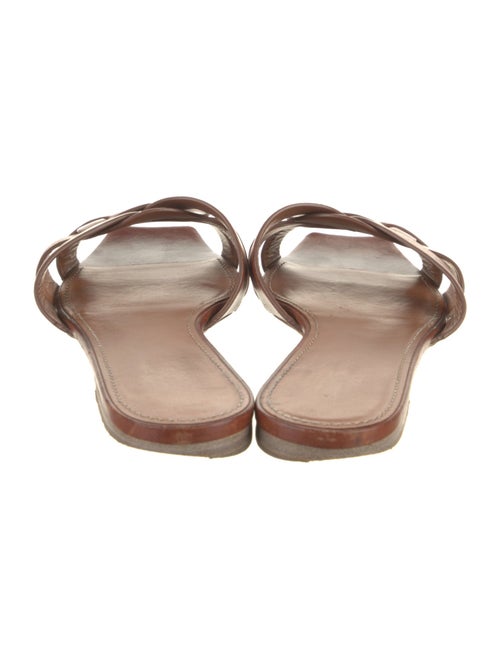 Saint Laurent Leather Slides