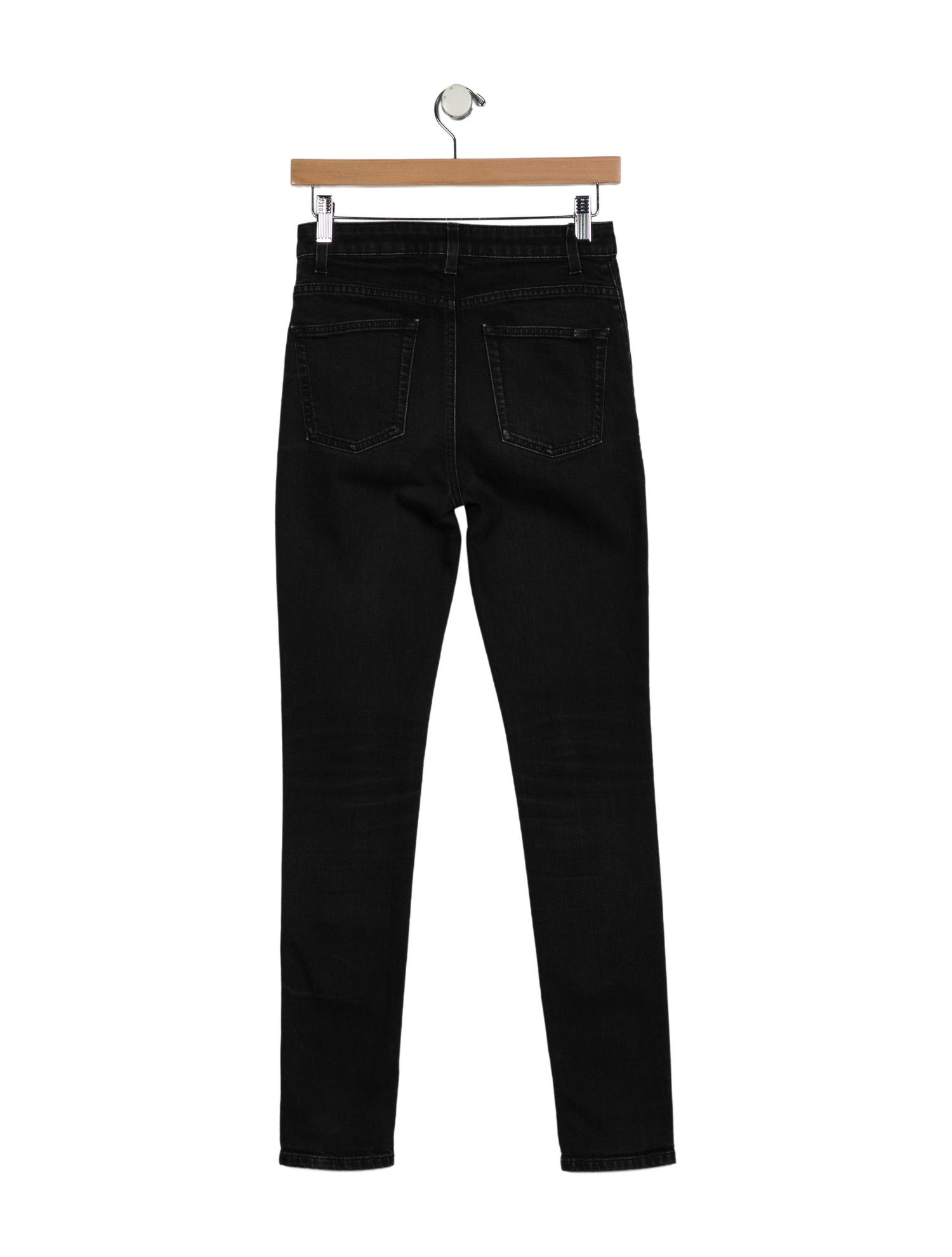 Saint Laurent Mid-Rise Skinny Leg Jeans
