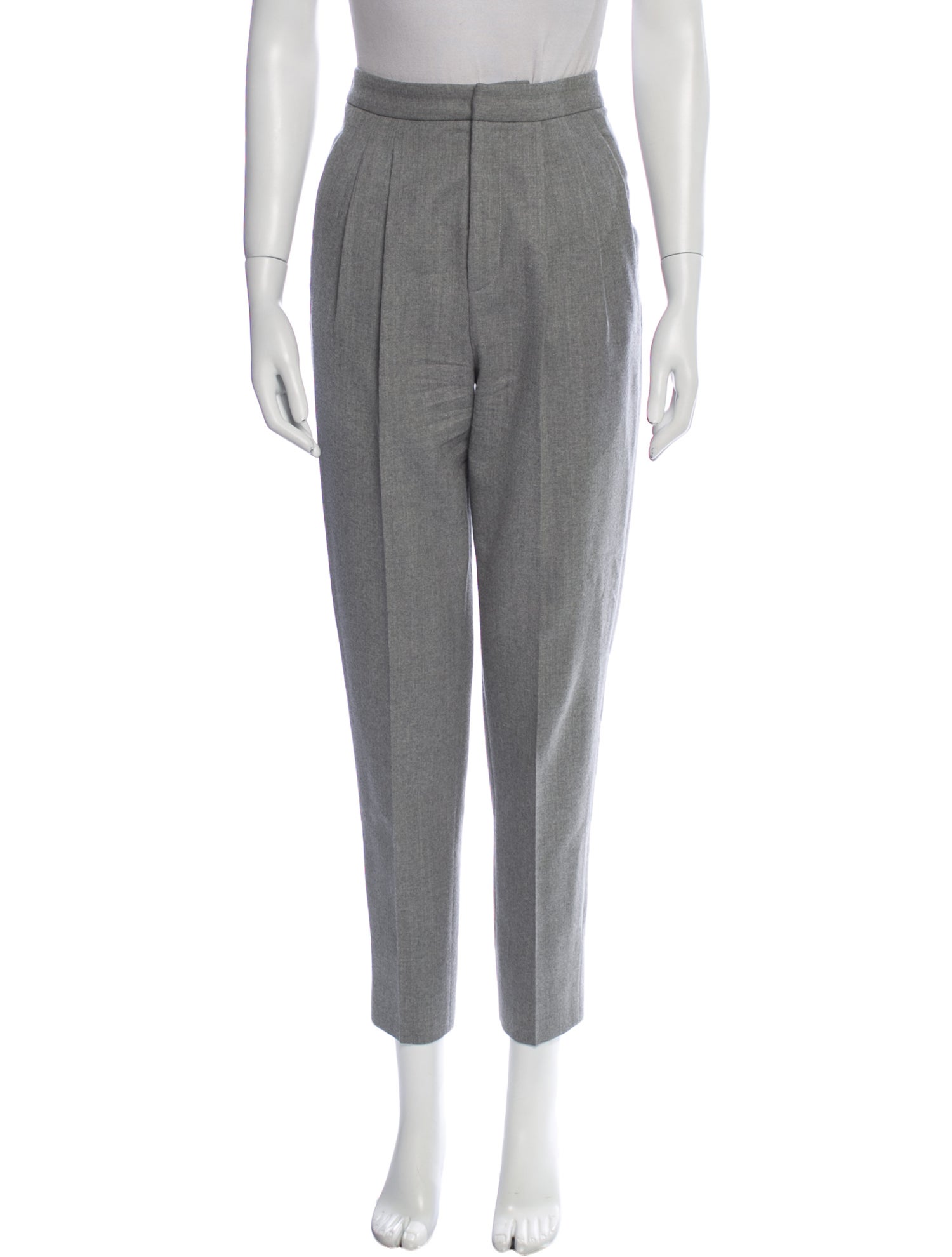 Saint Laurent Wool Skinny Leg Pants