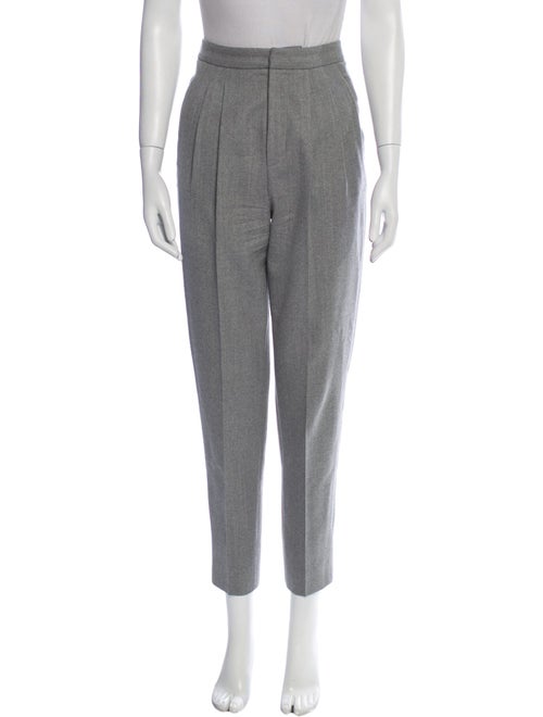 Saint Laurent Wool Skinny Leg Pants