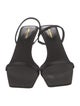 Saint Laurent Satin Slingback Sandals