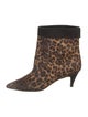 Saint Laurent Ponyhair Animal Print Boots