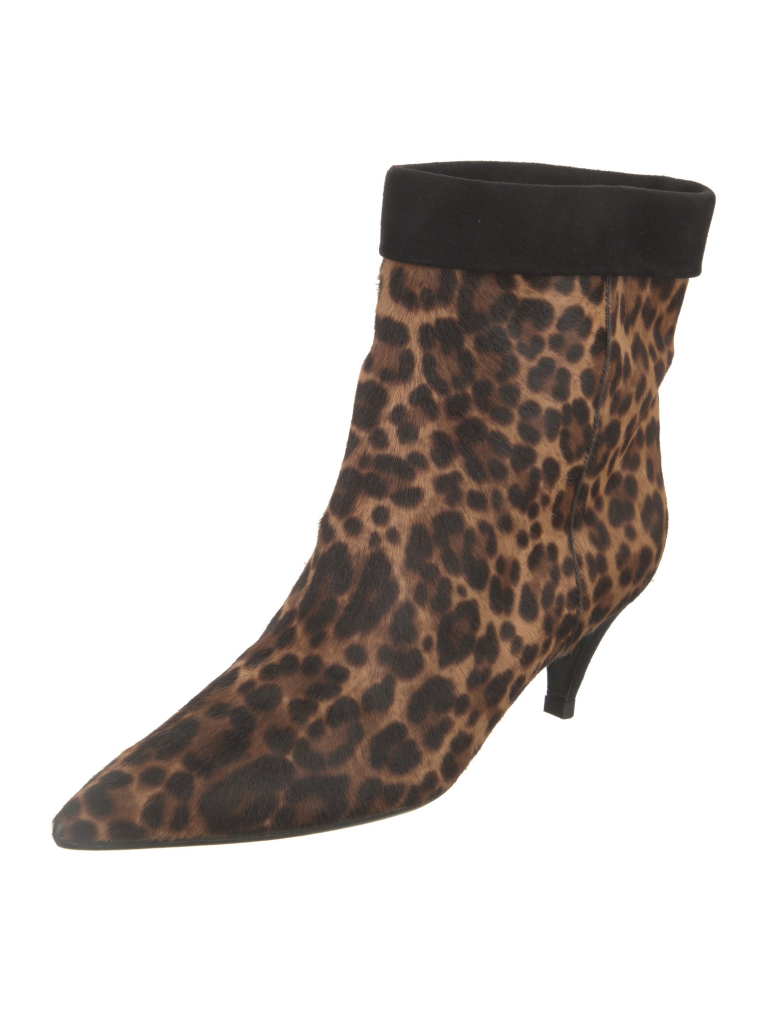 Saint Laurent Ponyhair Animal Print Boots