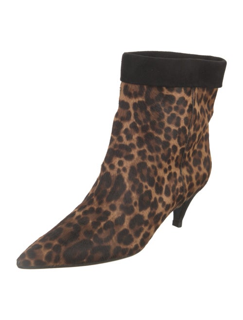 Saint Laurent Ponyhair Animal Print Boots