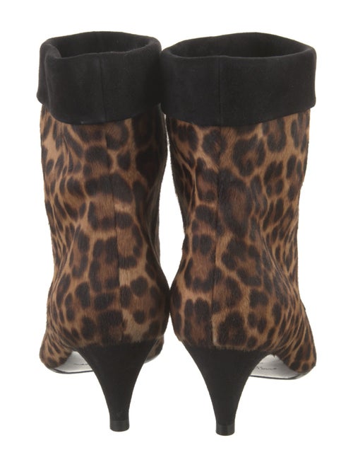 Saint Laurent Ponyhair Animal Print Boots