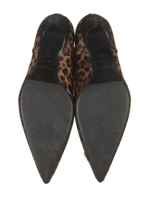 Saint Laurent Ponyhair Animal Print Boots