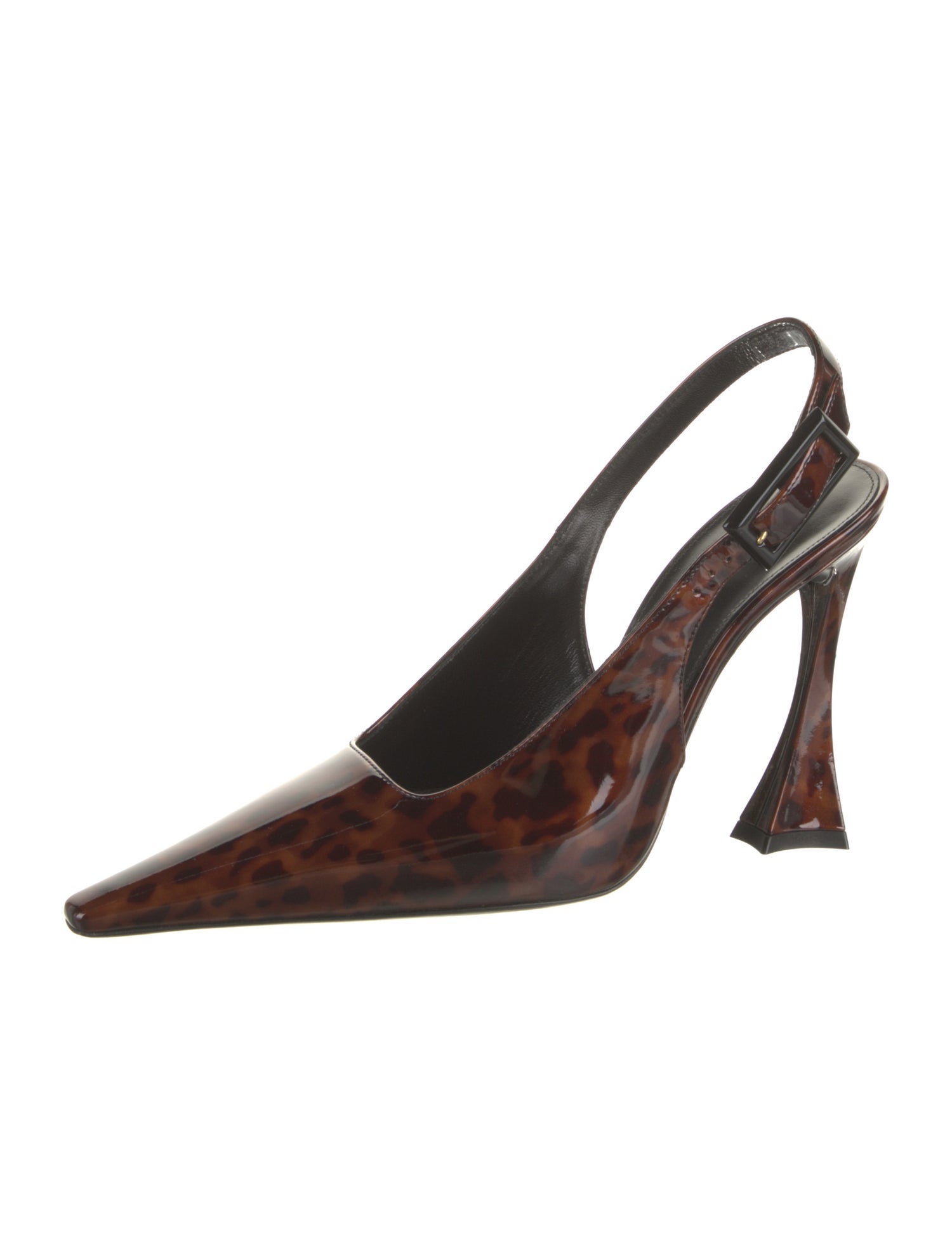 Saint Laurent Patent Leather Slingback Pumps