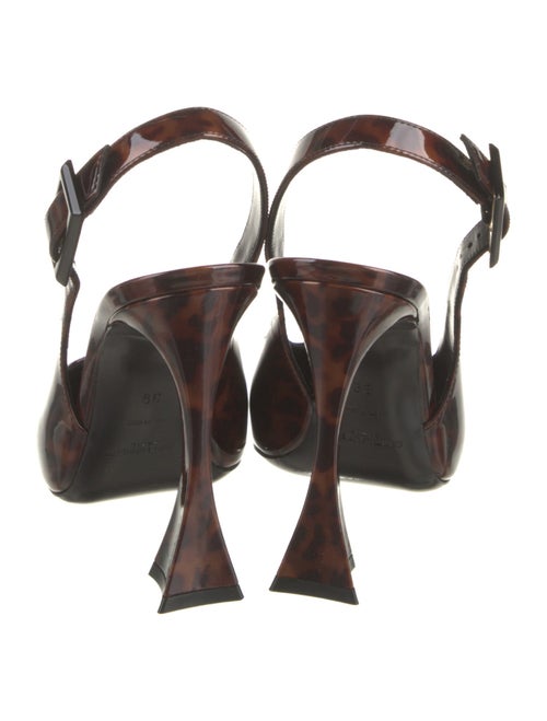 Saint Laurent Patent Leather Slingback Pumps