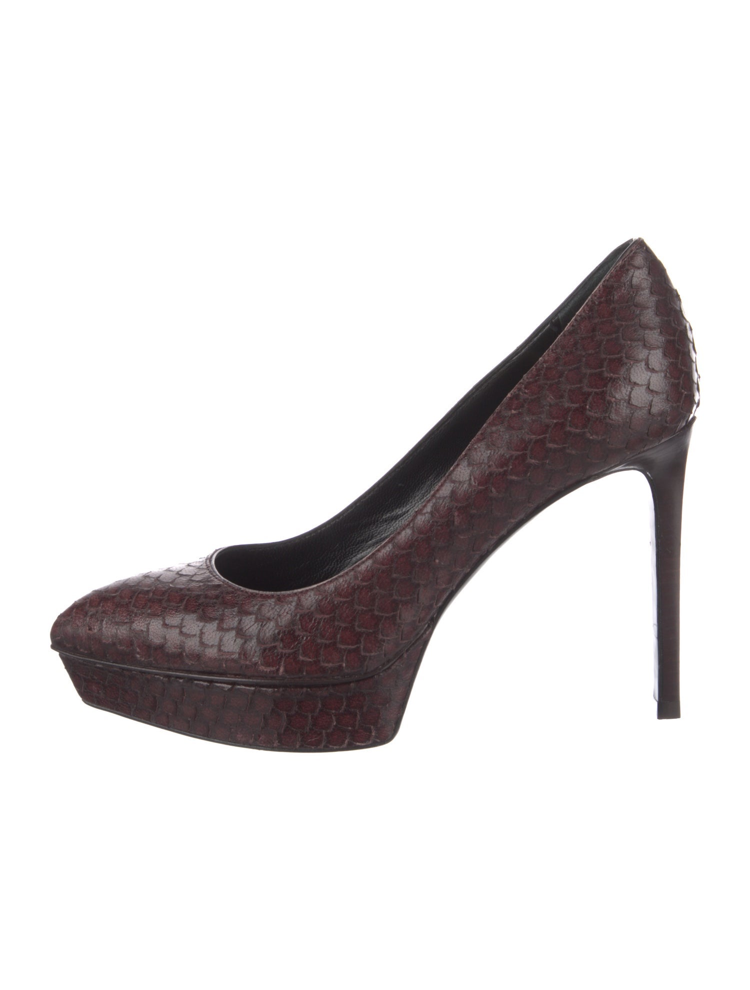 Saint Laurent Snakeskin Pumps