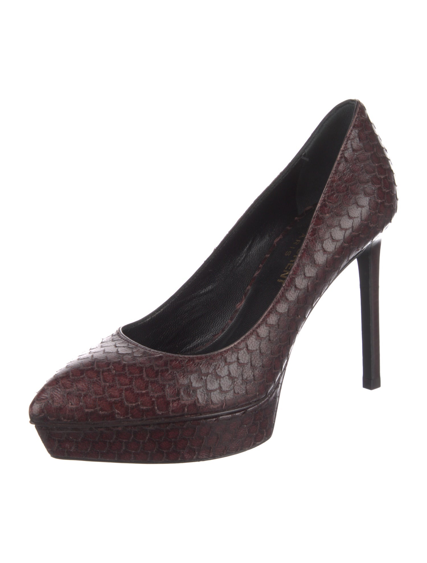 Saint Laurent Snakeskin Pumps