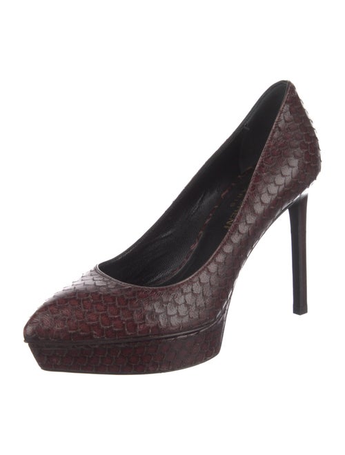Saint Laurent Snakeskin Pumps