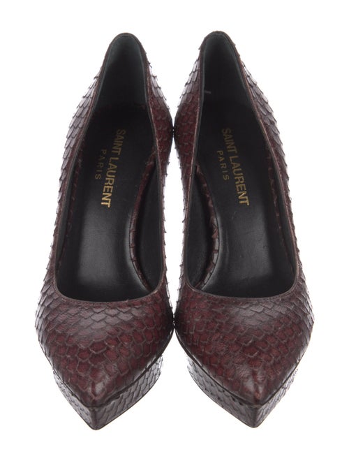 Saint Laurent Snakeskin Pumps