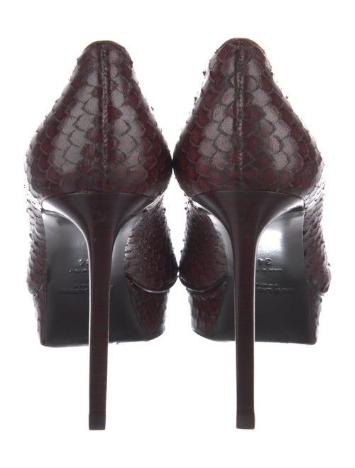 Saint Laurent Snakeskin Pumps