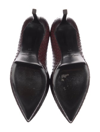 Saint Laurent Snakeskin Pumps