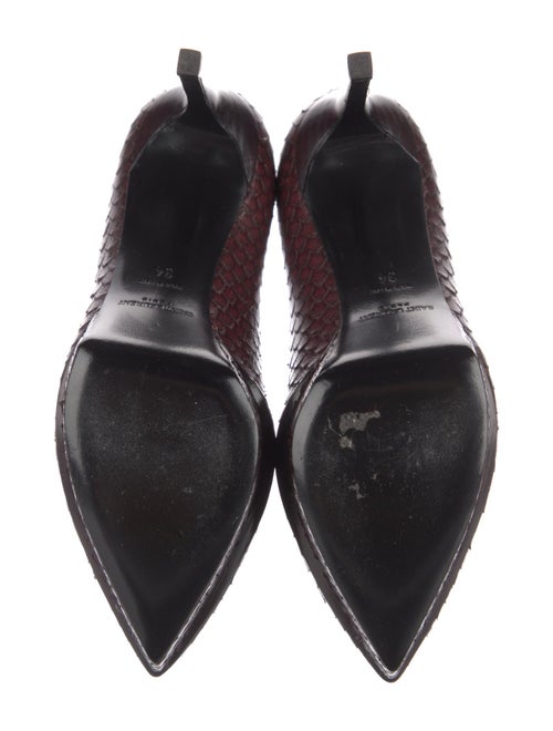 Saint Laurent Snakeskin Pumps