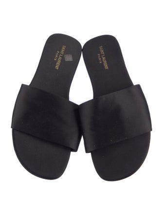 Saint Laurent Satin Slides