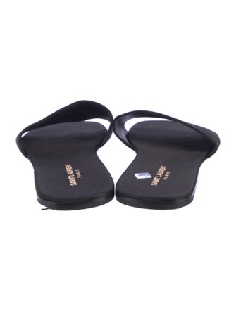 Saint Laurent Satin Slides