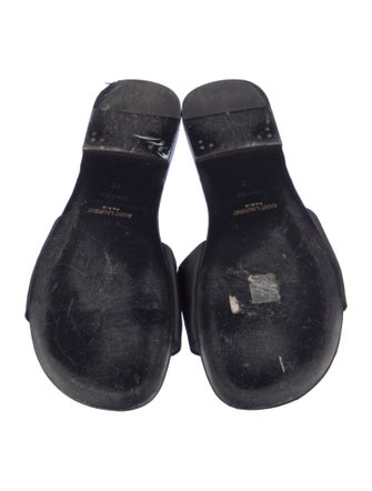 Saint Laurent Satin Slides