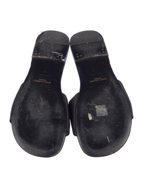Saint Laurent Satin Slides