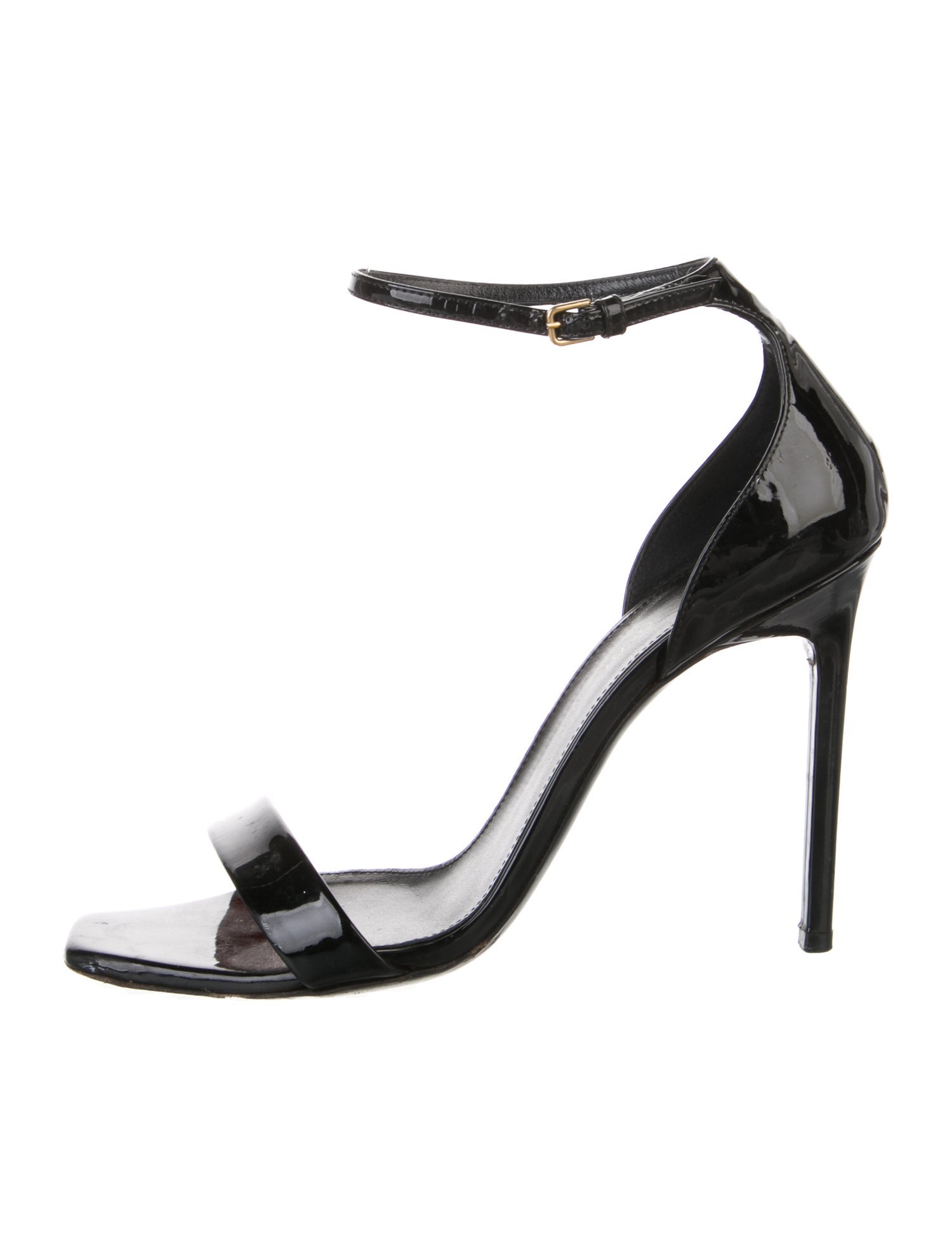 Saint Laurent Patent Leather Sandals