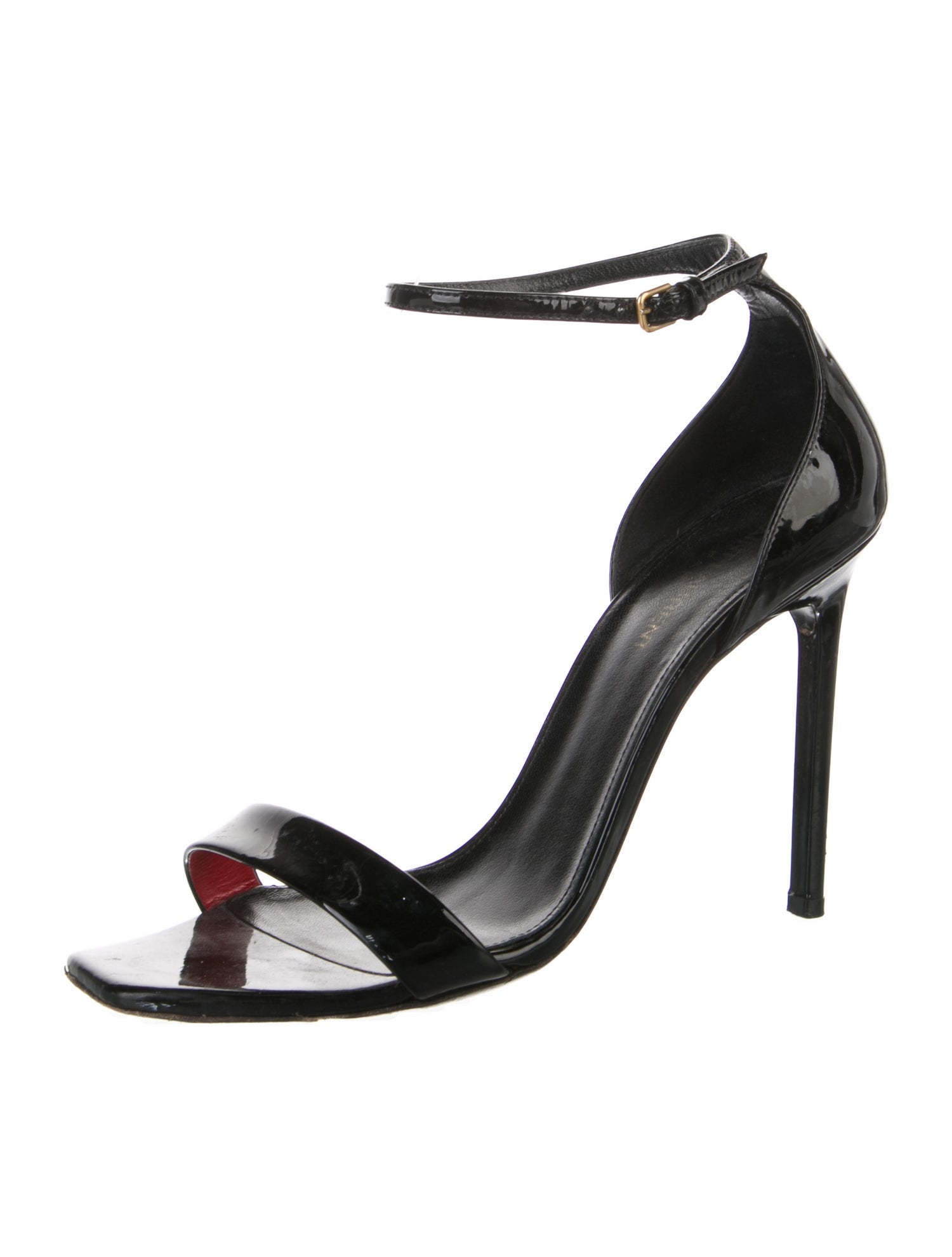 Saint Laurent Patent Leather Sandals
