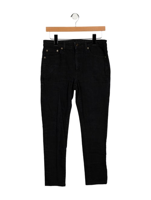 Saint Laurent Mid-Rise Skinny Leg Jeans