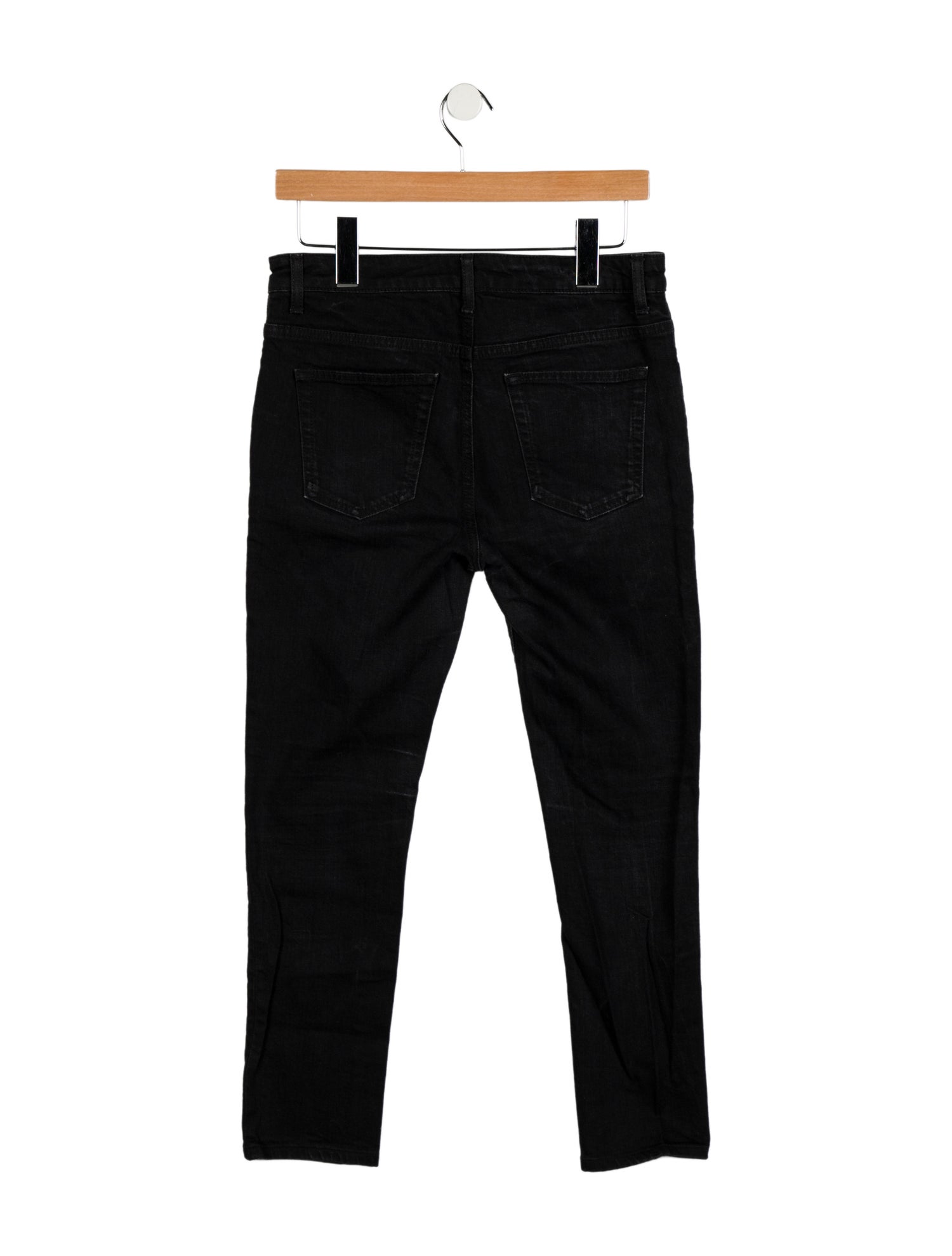 Saint Laurent Mid-Rise Skinny Leg Jeans