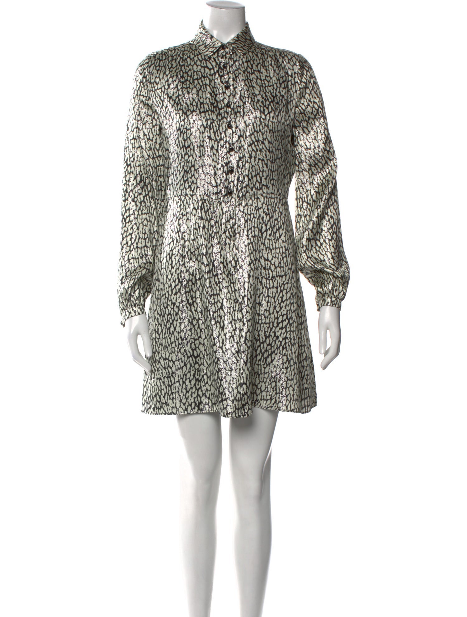 Saint Laurent Silk Knee-Length Dress