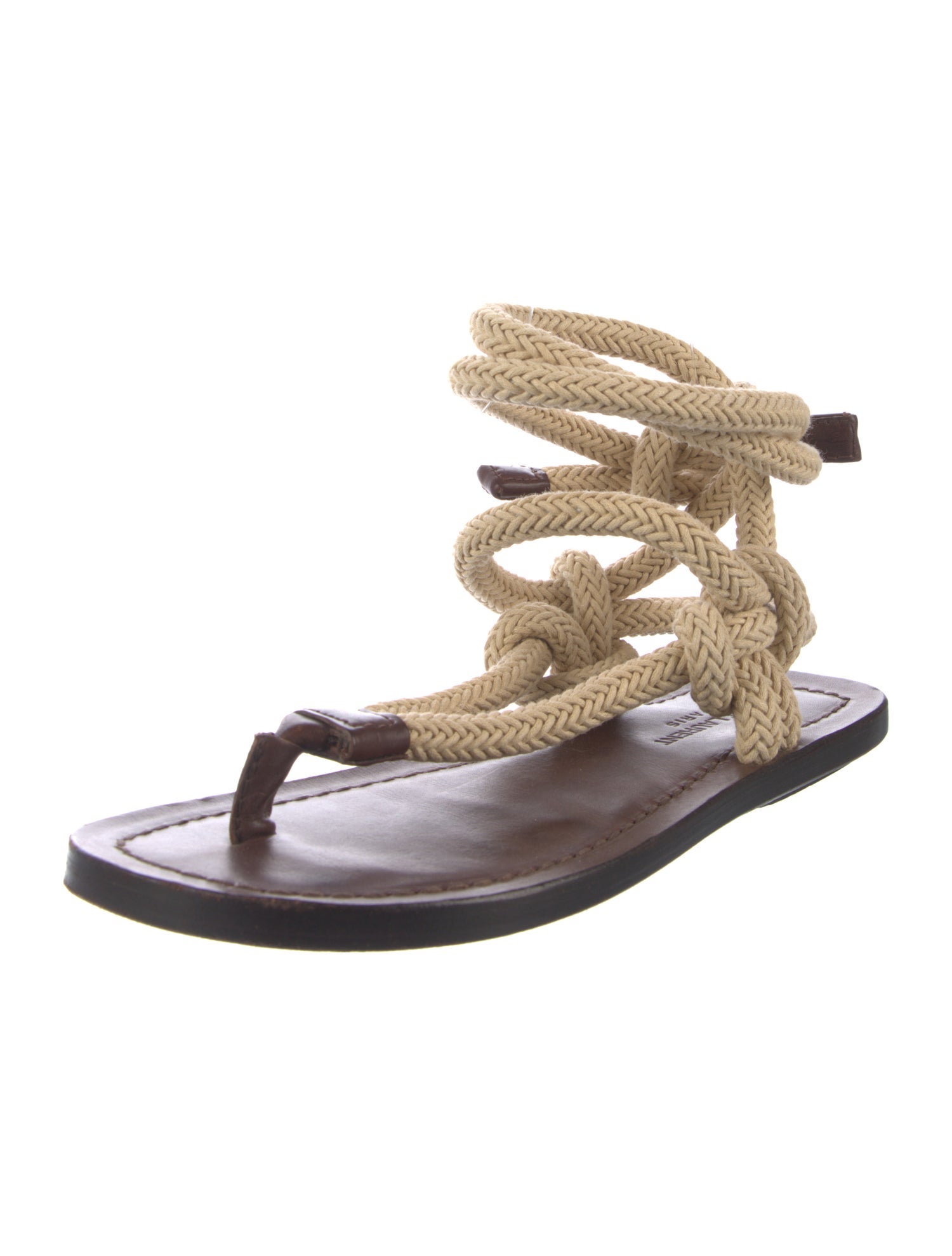 Saint Laurent Leather Gladiator Sandals