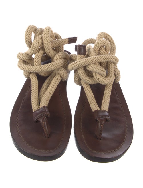 Saint Laurent Leather Gladiator Sandals