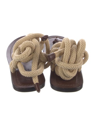 Saint Laurent Leather Gladiator Sandals