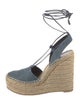 Saint Laurent Denim Espadrilles