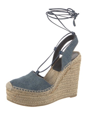 Saint Laurent Denim Espadrilles