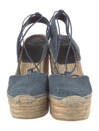 Saint Laurent Denim Espadrilles