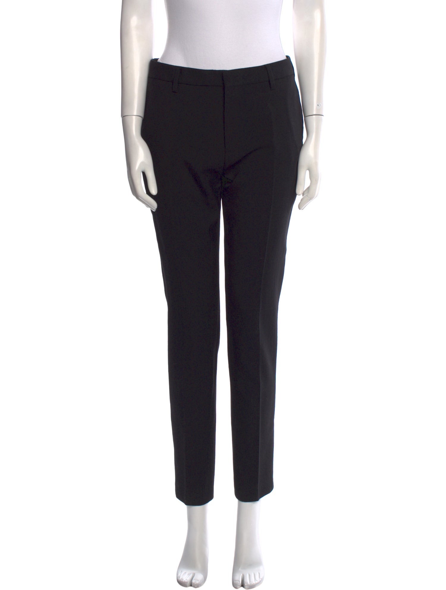 Saint Laurent Virgin Wool Straight Leg Pants