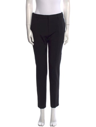 Saint Laurent Virgin Wool Straight Leg Pants