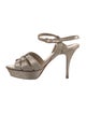 Yves Saint Laurent Leather Sandals