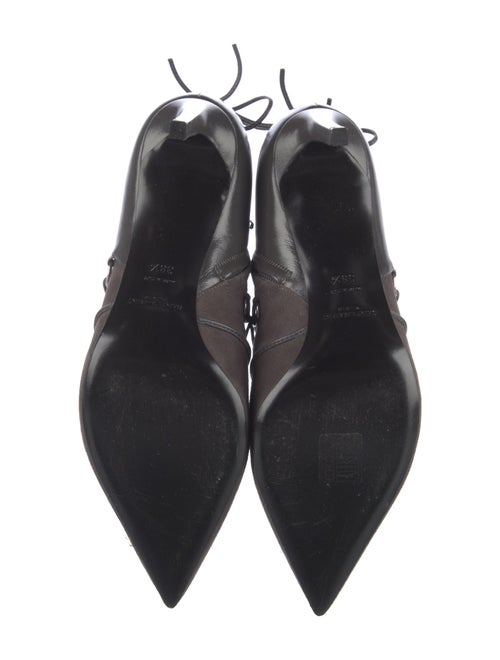 Saint Laurent Suede Lace-Up Boots