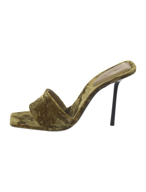 Saint Laurent Velvet Slides