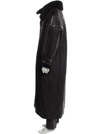 Saint Laurent 2023 Lambskin Overcoat